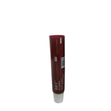 Chinese red tube for lipstick tube packaging with white cap